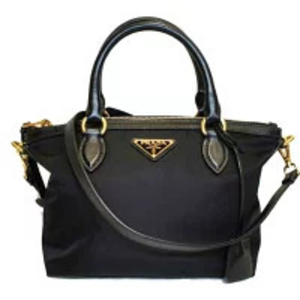 Prada Tessuto Saffiano handbag 2way Black